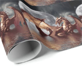 Dragon & Moon Fantasy Design Cadeaupapier (Rol Hoek)