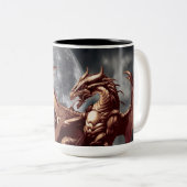 Dragon & Moon Fantasy Mok (Voorkant rechts)