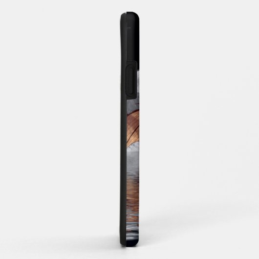 Dragon & Moon Fantasy Mythische iPhone Case (Achterkant/rechts)