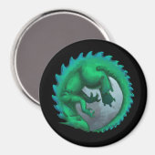 Dragon Moon Fridge Magnet (Voorkant / Achterkant)