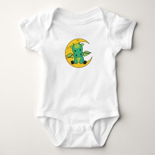 Dragon Moon Good Night Dragon Fantasy Romper (Voorkant)