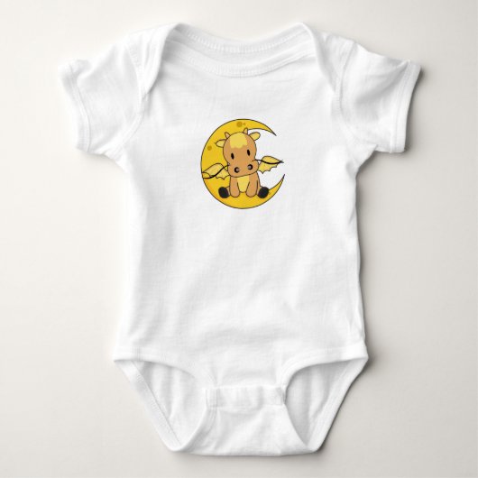 Dragon Moon Good Night Dragon Fantasy Romper (Voorkant)