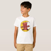 Dragon Moon Good Night Dragon Fantasy T-shirt (Voorkant volledig)