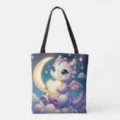 Dragon Moon Heart Tote Bag (Achterkant)