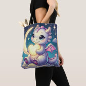 Dragon Moon Heart Tote Bag (Dichtbij)