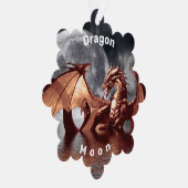 Dragon Moon Ornament Kaart (Rechts)