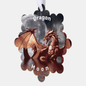 Dragon Moon Ornament Kaart (Links)