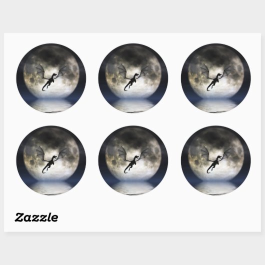Dragon Moon Stickers (Vel)