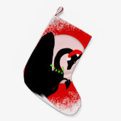 Dragon Moon Vakantie (rood) Kleine Kerstsok (Voorkant (Hangend))