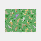 Dragon Morph Holiday Green Fleece Deken (Voorkant (Horizontaal))