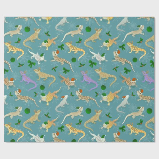 Dragon Morph Holiday Ice Cadeaupapier (Vlak)