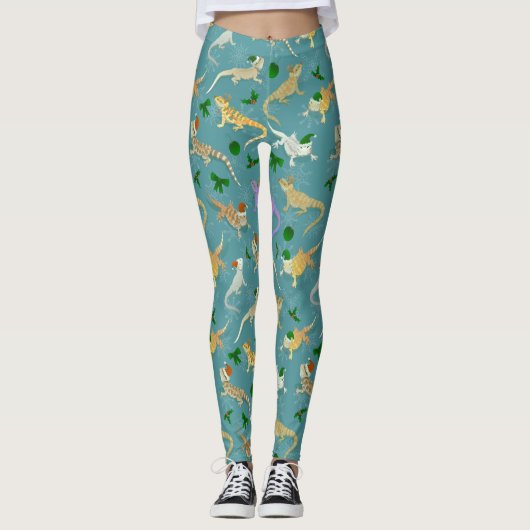Dragon Morph Holiday Ice Leggings (Voorkant)