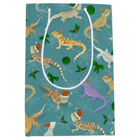 Dragon Morph Holiday Ice Medium Cadeauzakje (Voorkant)