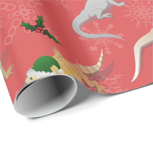 Dragon Morph Holiday Red Cadeaupapier (Rol Hoek)