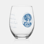 Dragon Motief & bewerkbare bruiloft Drinkware Set Wijnglas Zonder Voet (Rechts)