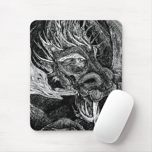 Dragon mousepad muismat (Met muis)