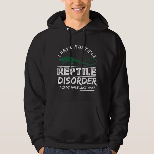 Dragon Multiple Reptile Disorder Iguana Hoodie (Voorkant)