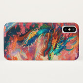 Dragon Mythique Asiatique Art Fantastique Japonais Case-Mate iPhone Case (Achterkant (horizontaal))