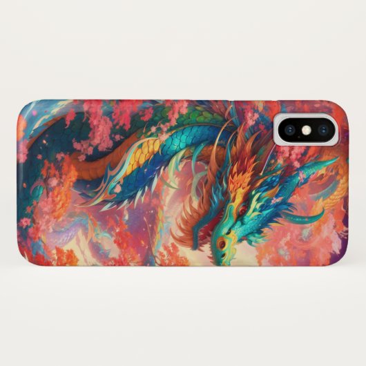 Dragon Mythique Asiatique Art Fantastique Japonais Case-Mate iPhone Case (Achterkant (horizontaal))