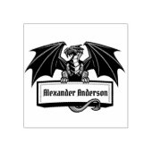 Dragon Name Bord Personalize Rubber Stamp Rubberstempel (Afrduk)