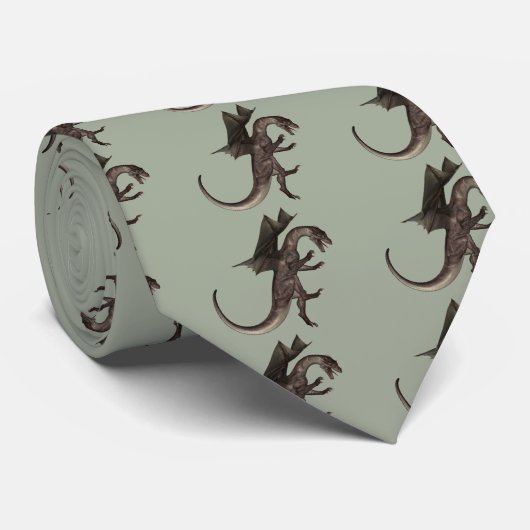Dragon Necktie Stropdas (Opgerold)