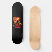 Dragon Ninja Girl Skateboard Deck (Voorkant)