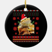 Dragon Oegly met kerstkeuken Keramisch Ornament (Achterkant)