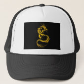 Dragon of Gold Trucker Hat Pet (Voorkant)