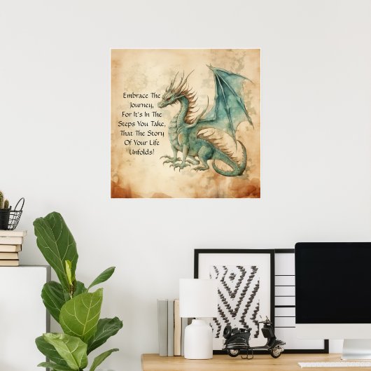 Dragon - Omhels de reis Poster (Thuiskantoor)