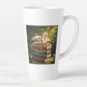 Dragon on books - Latte Mok (Rechts)