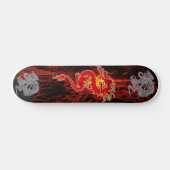 Dragon on Fire Persoonlijk Skateboard (Horizontaal)