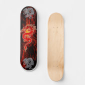 Dragon on Fire Persoonlijk Skateboard (Voorkant)