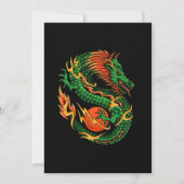 Dragon ontwerp illustratie kaart (Voorkant)