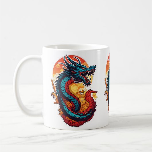 Dragon 🐲 ontwerp koffiemok (Links)