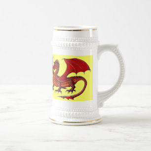 Dragon: ontwerp van de koele mok van bier