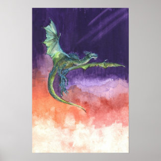 Dragon oplichten poster