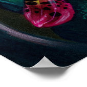 Dragon Orchid fairy ART PRINT dragoning big eye (Hoek)