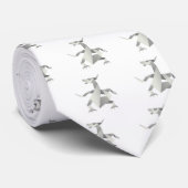 Dragon Origami Style Stropdas (Opgerold)