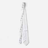 Dragon Origami Style Stropdas (Achterkant)