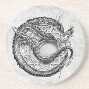 Dragon Ornamental Zandsteen Onderzetter