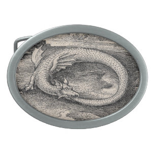 Dragon Ouroboros Medieval Gesp