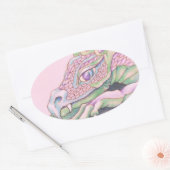 Dragon Ovale Sticker (Envelop)