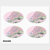 Dragon Ovale Sticker (Vel)