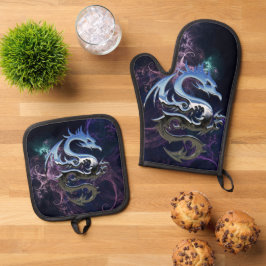 Dragon Ovenwant & Pannenlap Set