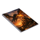 Dragon Over Duskfall Castle Notitieboek (Rechterzijde)