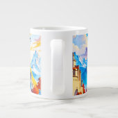 Dragon Over Village Coffee Mok (Achterkant)