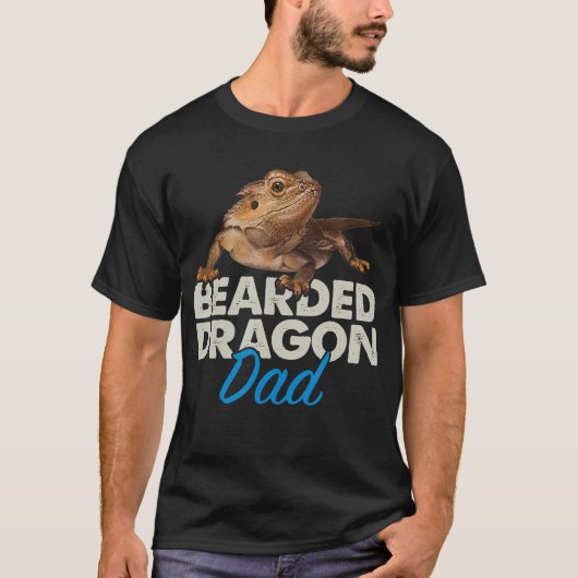 Dragon pap retiel eigenaar hagedis t-shirt (Voorkant)