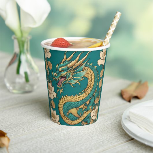 Dragon Paper Cup Papieren Bekers (Insitu)
