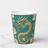 Dragon Paper Cup Papieren Bekers (Voorkant)