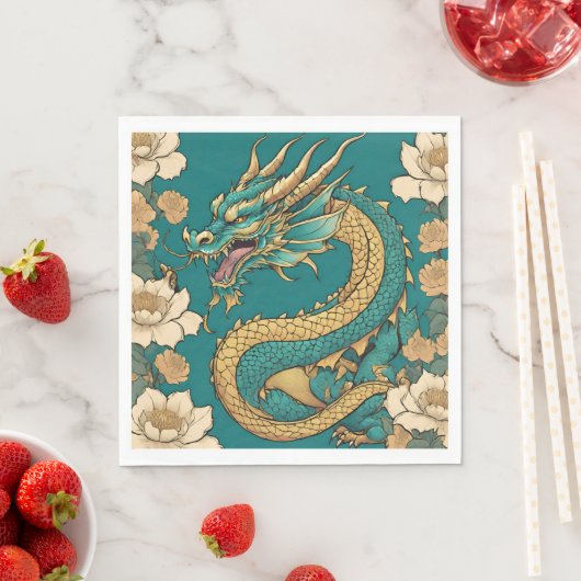 Dragon Paper Napkin Servet (Insitu)